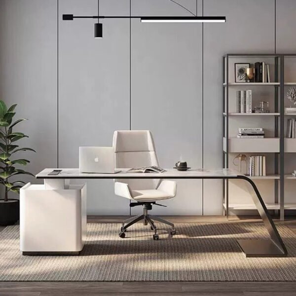 Sintered Stone Office Desk & Chair