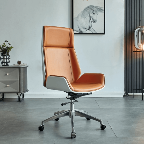 Sintered Stone Office Desk & Chair - Image 7