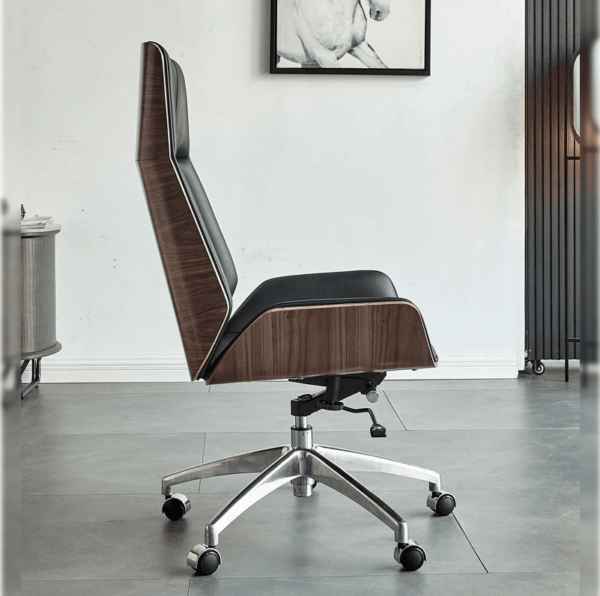 Sintered Stone Office Desk & Chair - Image 6